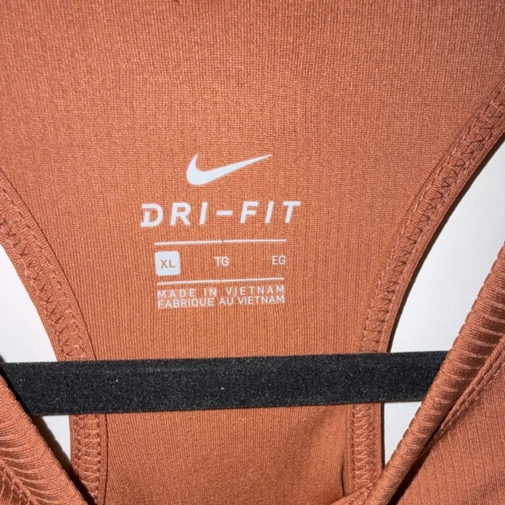 Nike Dri-Fit Brown Racerback Tank Top XL Women's Moisture Wicking Sleeveless - Picture 2 of 6